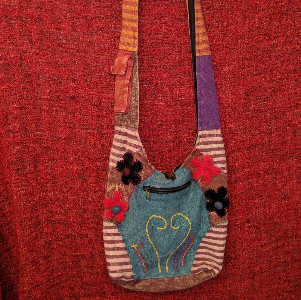 Handcrafted bag.